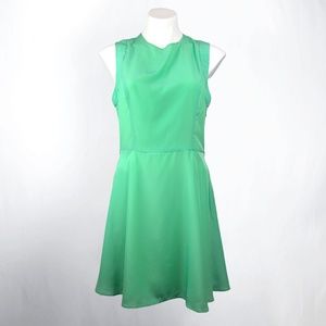 Forever 21 Bright Green Sleeveless Dress Sz L